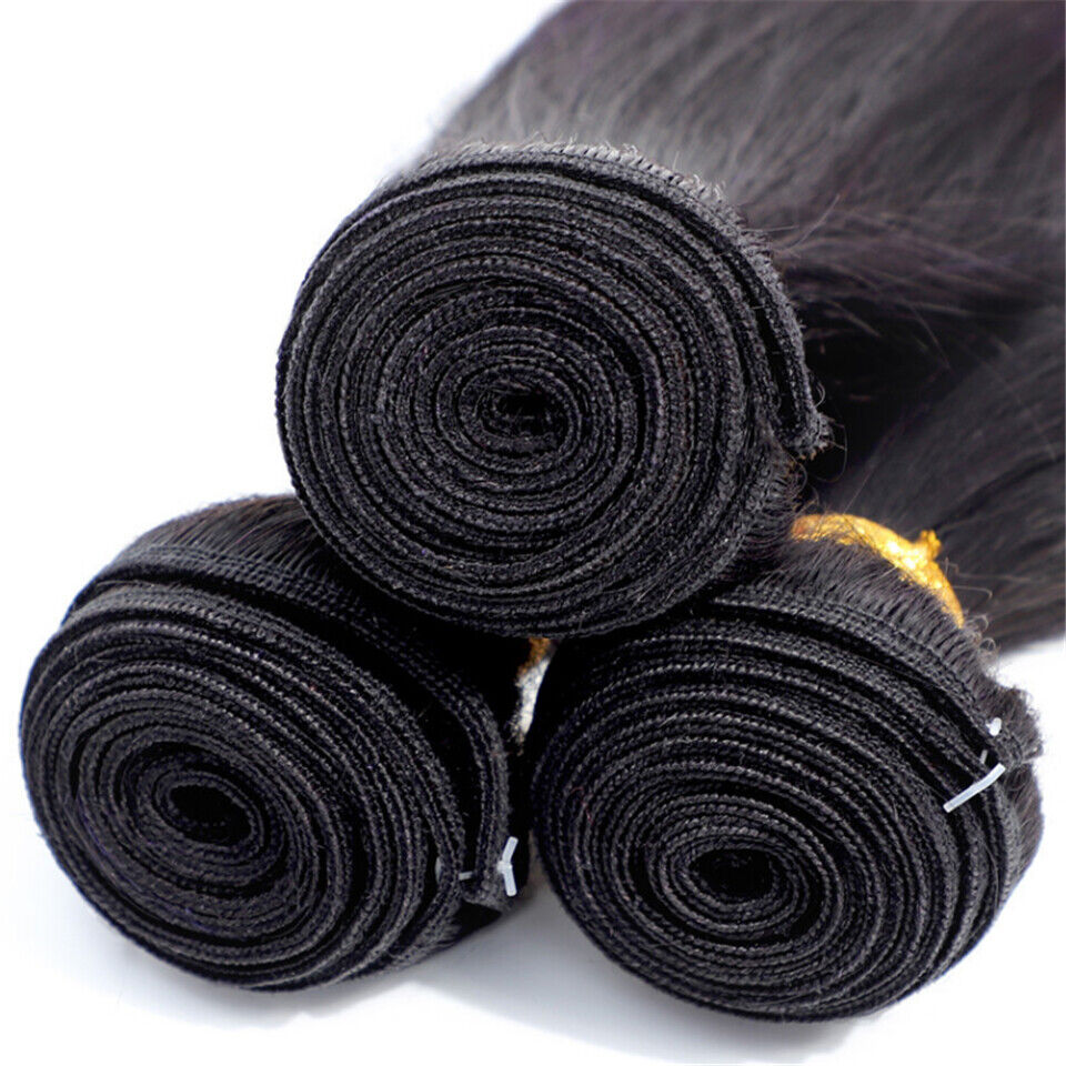 Extensiones de pelo 100% natural, decolora, plancha, tinte Remy y cutículas alineadas 200g corto y largo para Bob