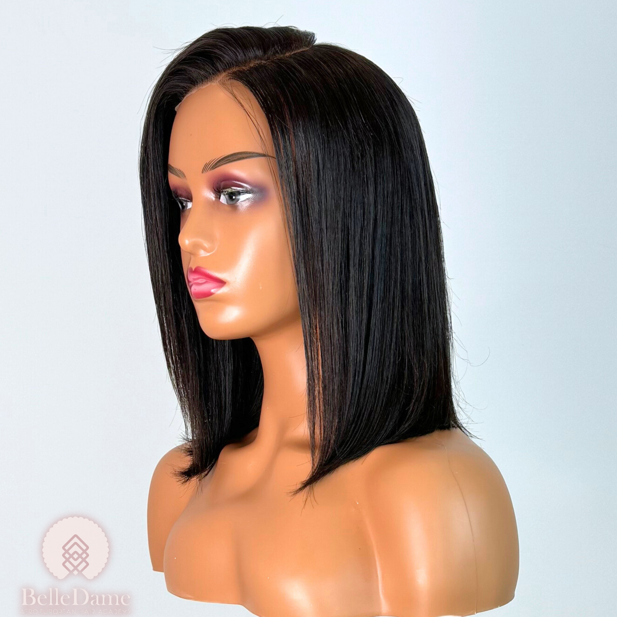 Peluca de Pelo Natural 100% pelo, frontal HD,