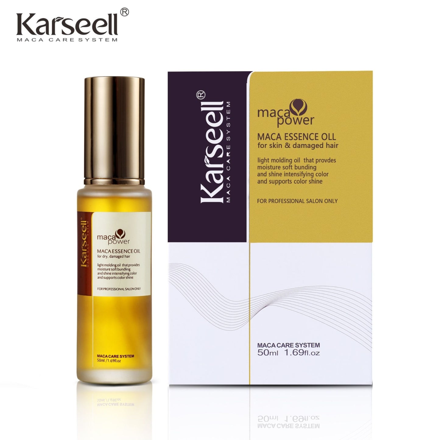 Mascarilla y Serum Karseell Collagen y Keratina para cabello dañado