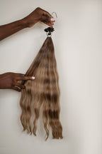 Rubio Amarronado con Balayage Dorado