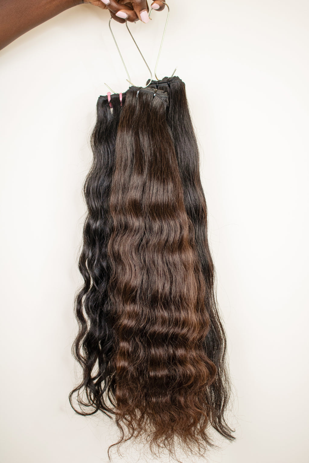Coletas de cabello europeo