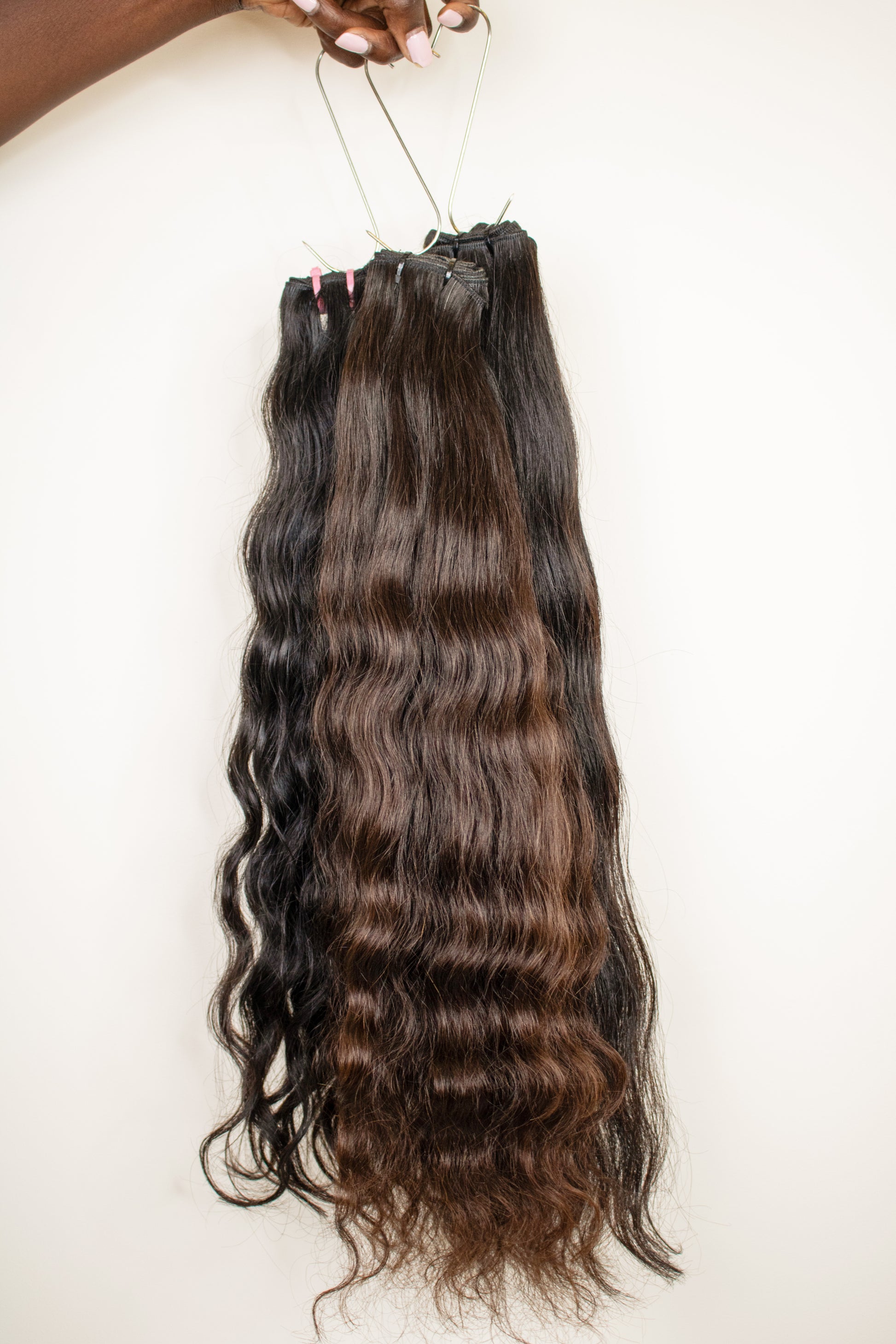 Coletas de cabello europeo