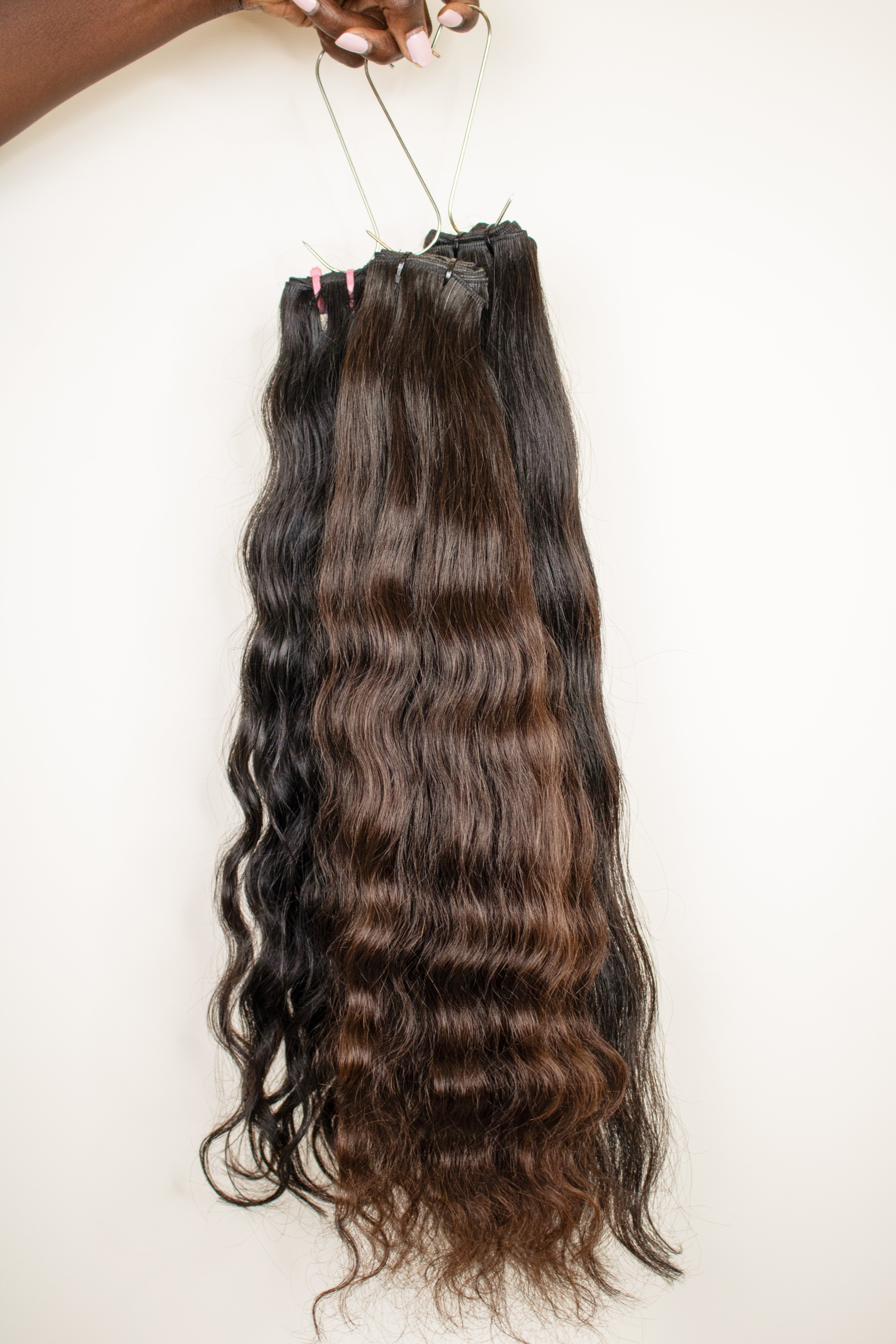 Coletas de cabello europeo