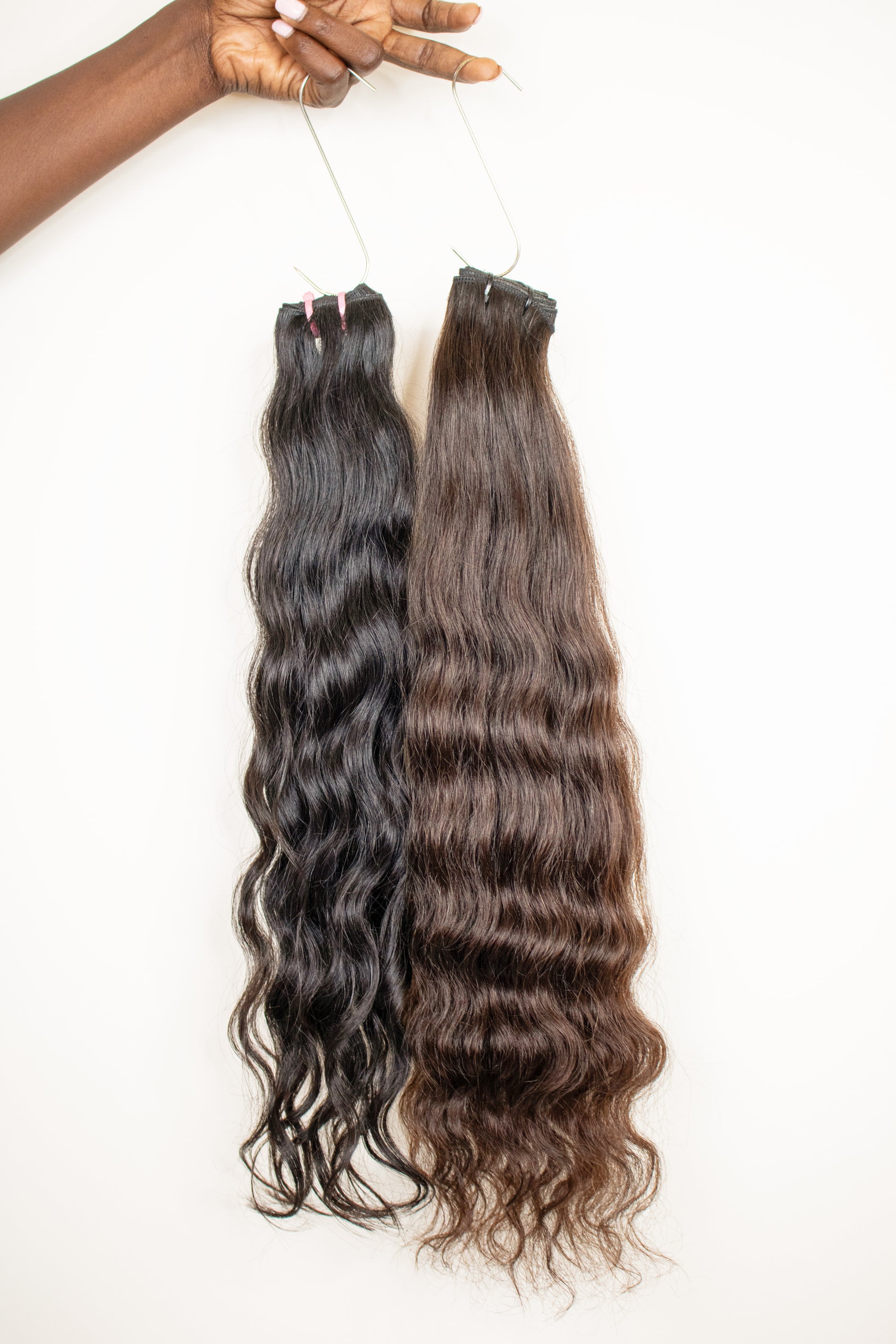 Coletas de cabello europeo