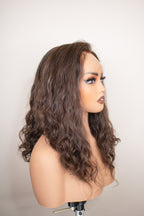 Peluca de cabello europeo 