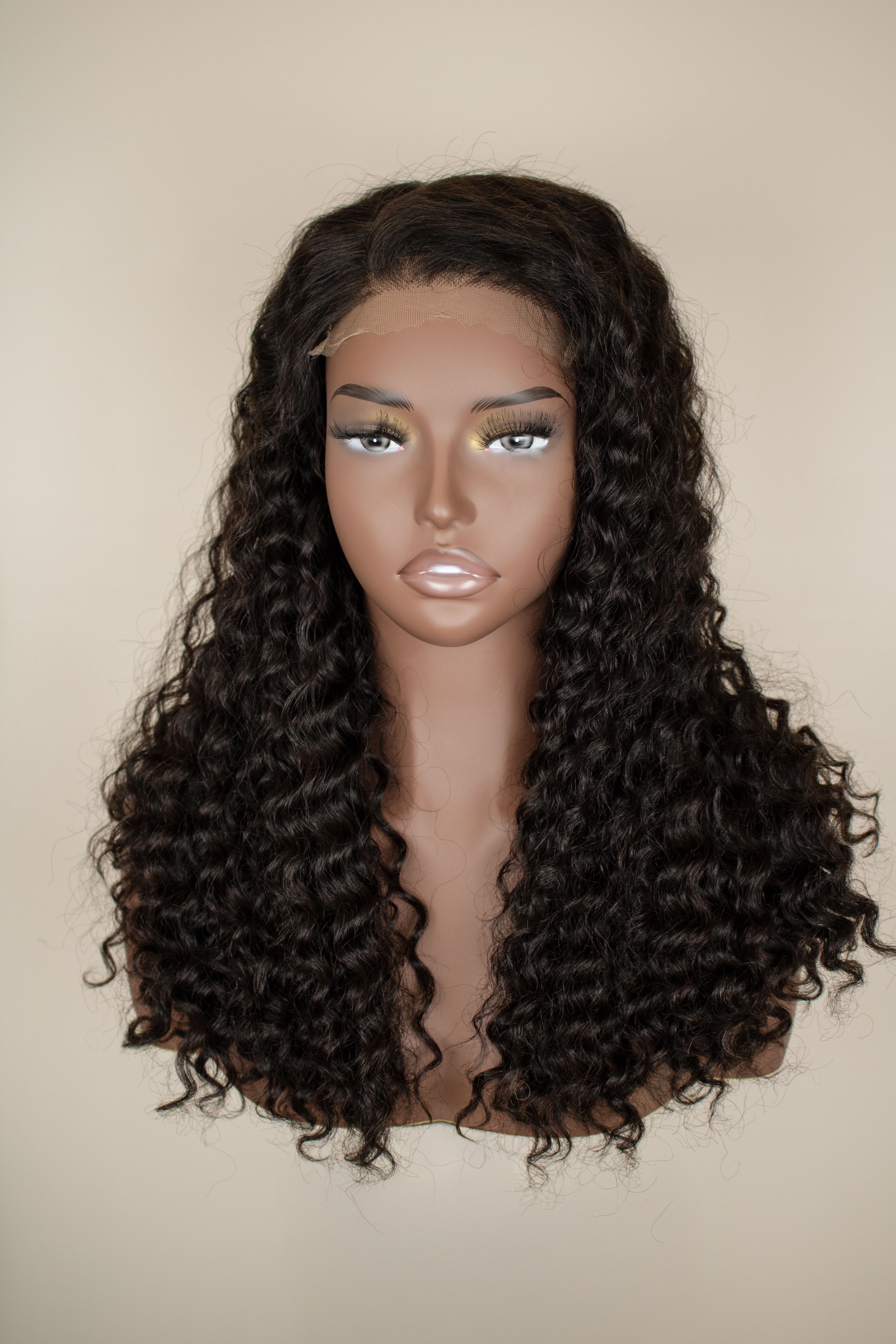 Peluca de textura rizada