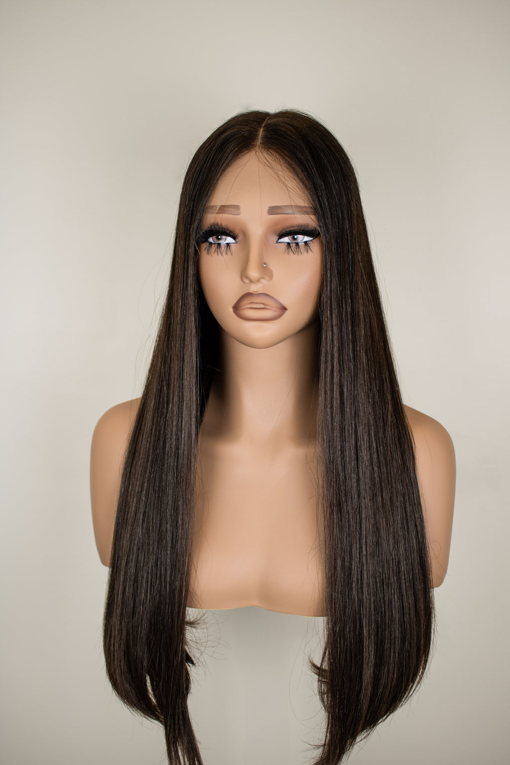 Peluca extra larga lisa