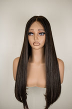 Peluca extra larga lisa