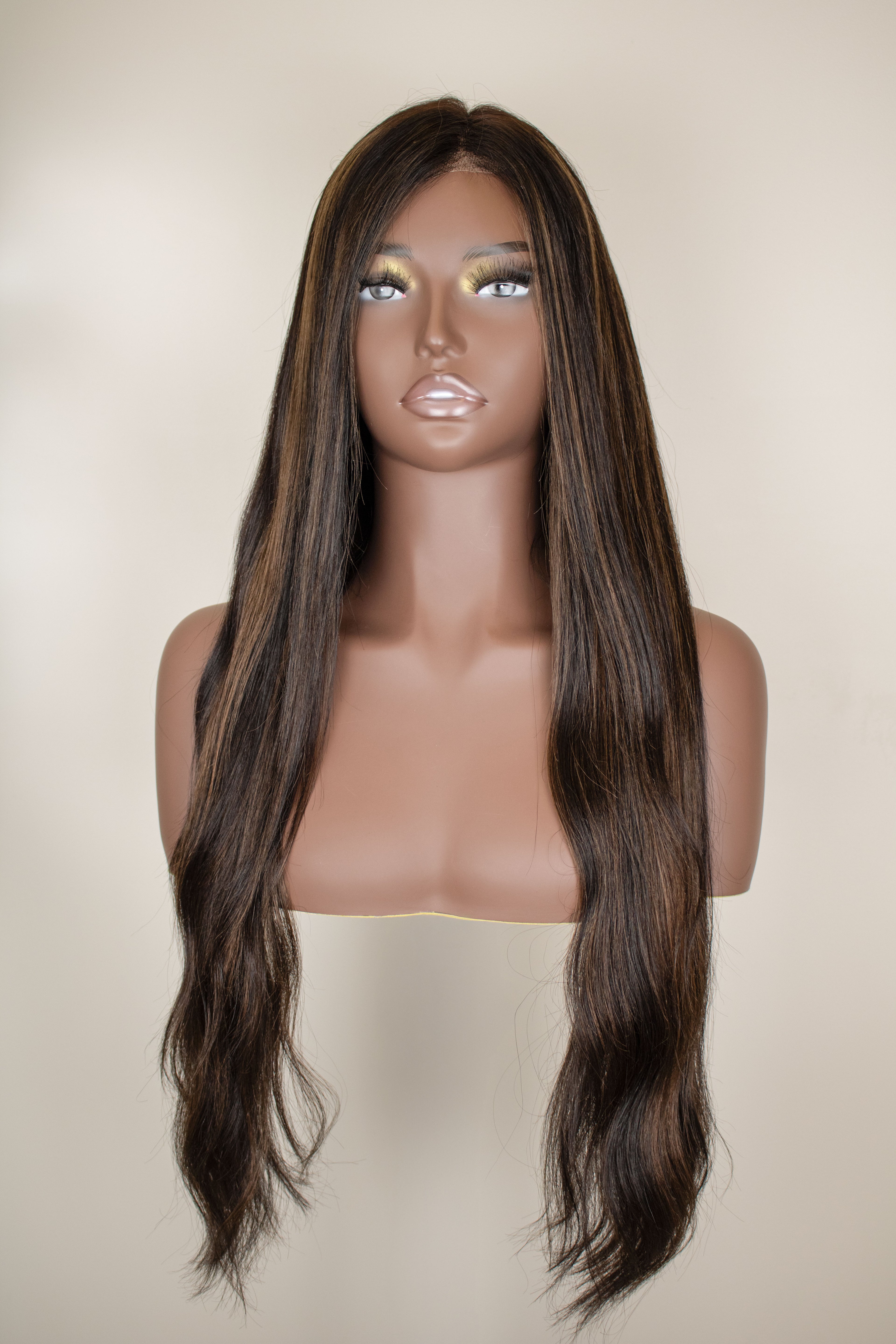 Peluca extra larga sintetica