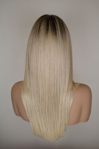 Peluca rubia fibras premium