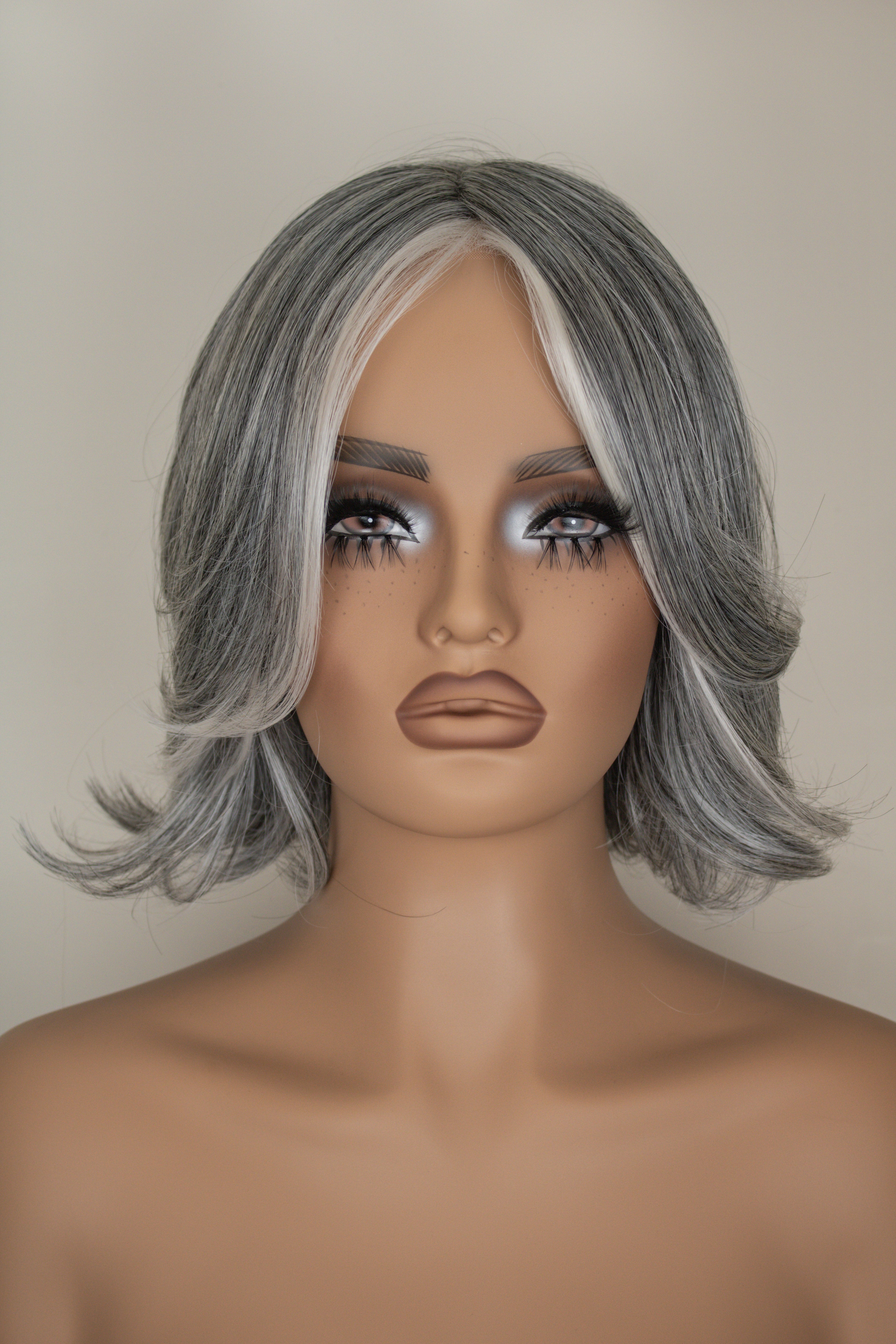 Peluca sintética de fibra premium