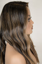 Peluca sintetica balayage