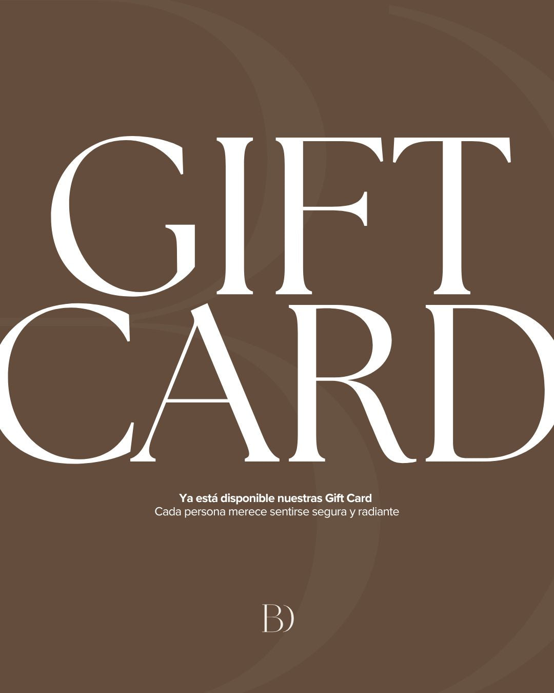 Tarjeta regalo Belle Dame
