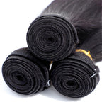 Extensiones de pelo 100% natural, decolora, plancha, tinte Remy y cutículas alineadas 200g corto y largo para Bob