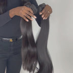 Extensiones de pelo vietnam liso 100% natural humano sin procesar virgen Raw hair 100g
